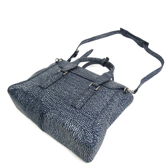 Phillip Lim 3.1 Blue Textured Women's Bag - Picture 2 of 15